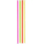 Pack of 150 NEON Giant 12&#034; Drinking/Smoot<wbr/>hie Straw, Perfect for Tall Cups and...