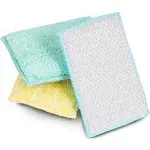 Non-Scratch Scrub Sponge with Bamboo Odorless Rayon Fiber | Smart Design Cleaning Spring / 3