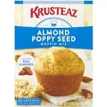 Krusteaz Muffin Mix, Almond, Poppy Seed - 17 oz