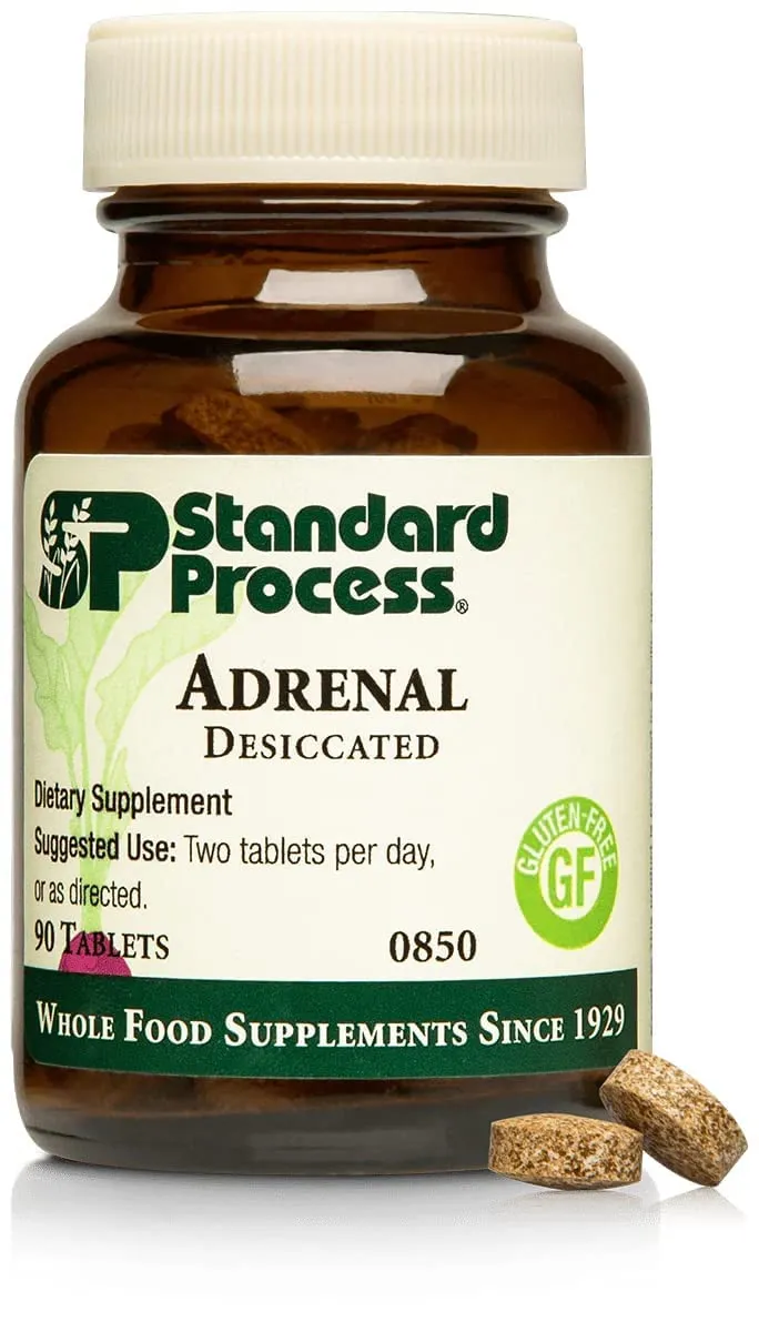 Standard Process Adrenal Desiccated 90 Tablets