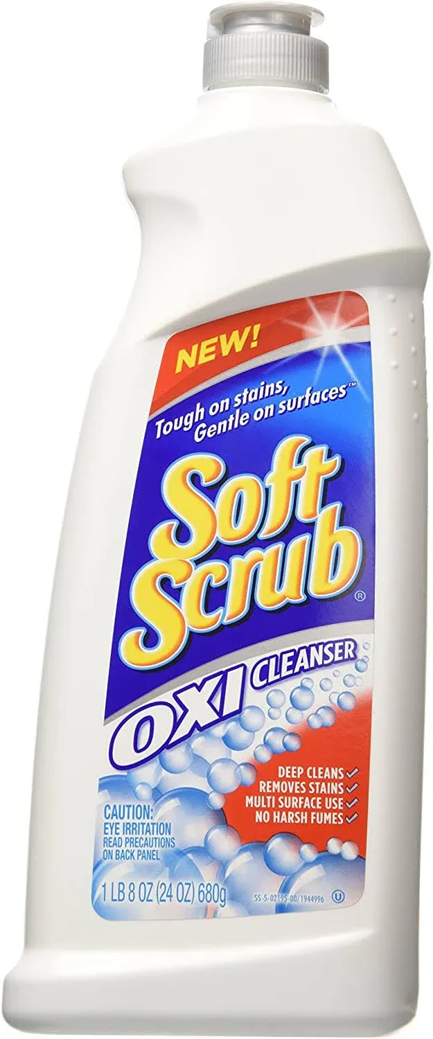 Soft Scrub Cleanser, Oxi - 24 oz