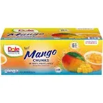 Dole Mango Chunks Fruit Cups4 Ounce (Pack of 16)