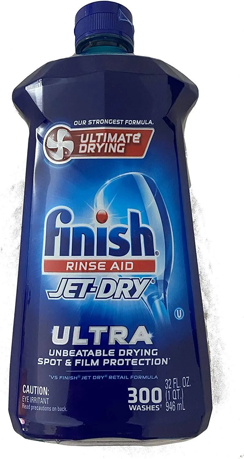 Finish Jet-Dry Ultra Rinse Aid Dishwasher Rinse Agent and Drying Agent