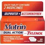 Motrin Dual Action Tablets