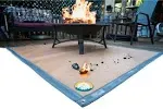 Ember Mat 67&#034; x 60&#034;  Fire Pit Mat Grill Mat  Protect Your Deck Patio Fire Resist