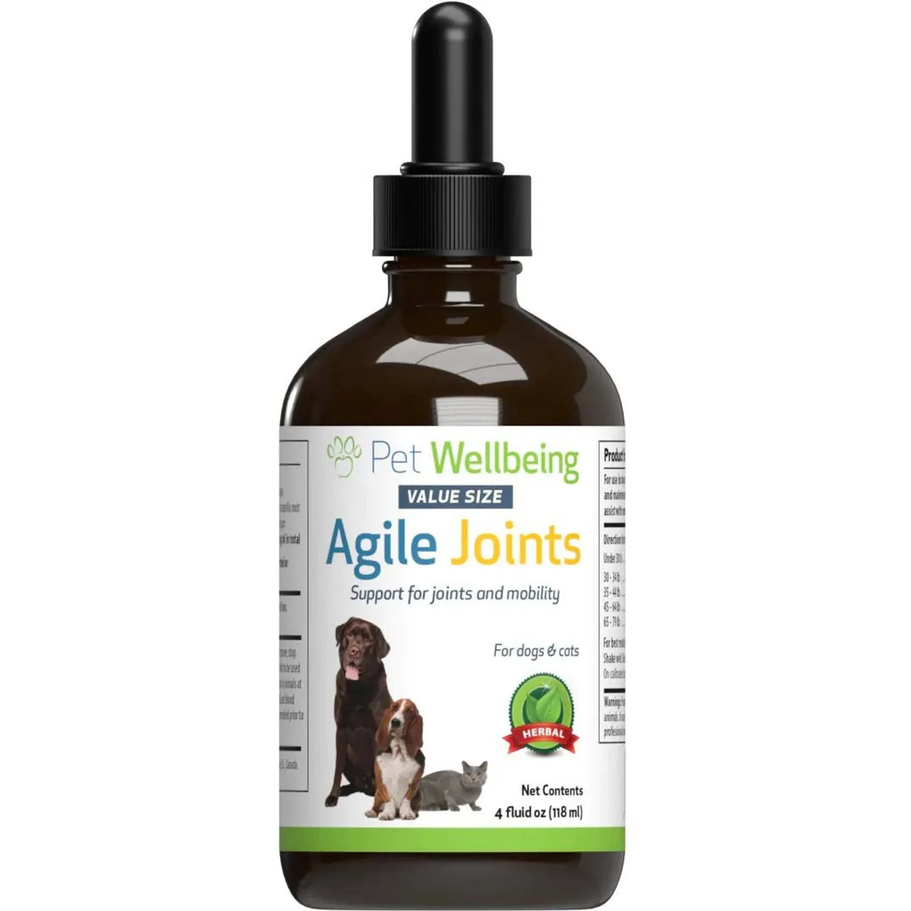 Pet WELLBEING- Agile Joints for Dog Joint Mobility 4 oz