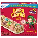 Lucky Charms Breakfast Cereal Treat Bars, Snack Bars, 6.8 oz, 8 ct