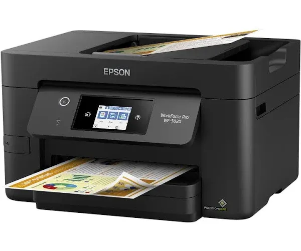 Epson WF-3820 WorkForce Pro Wireless Color Inkjet All-in-One Printer