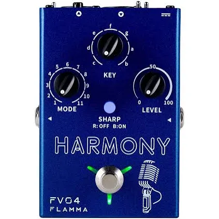 FV04 Harmony Vocal Processor Effects Pedal Reverb 12 Pitches with 11 Different H