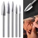 shengbenhao Wood Carving Tools Rotary Tool 5 Pcs