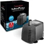 Aquatop MaxFlow Submersible Aquarium Pump 237 GPH Adjustable Flow, for Fish Tanks, sumps and Statuary, SWP-820