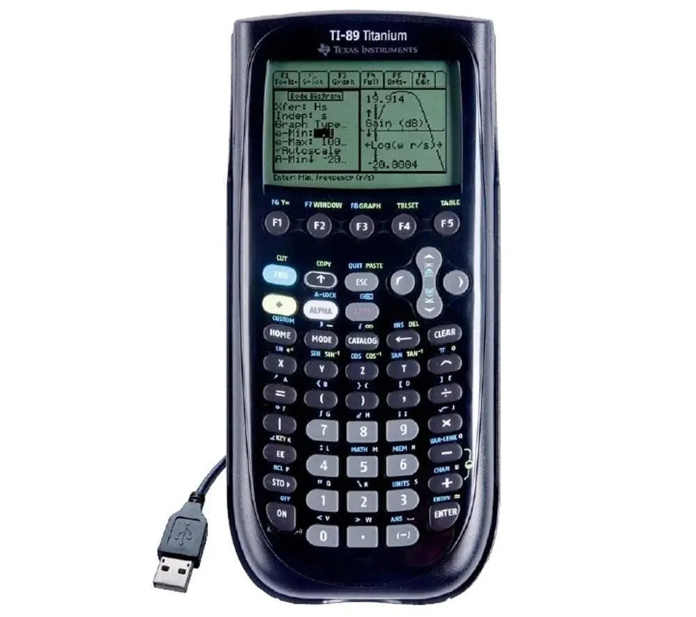 Texas Instrument Ti 89 Titanium Programmable Graphing Calculator.