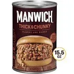 Manwich Sloppy Joe Sauce, Thick & Chunky - 15.5 oz