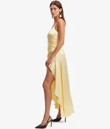 BARDOT: SORELLA MIDI DRESS IN CANARY YELLOW