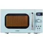 COMFEE' AM720C2RA-G Retro Style Countertop Microwave Oven with 9 Auto Menus Position-Memory Turntable, Eco Mode, and Sound