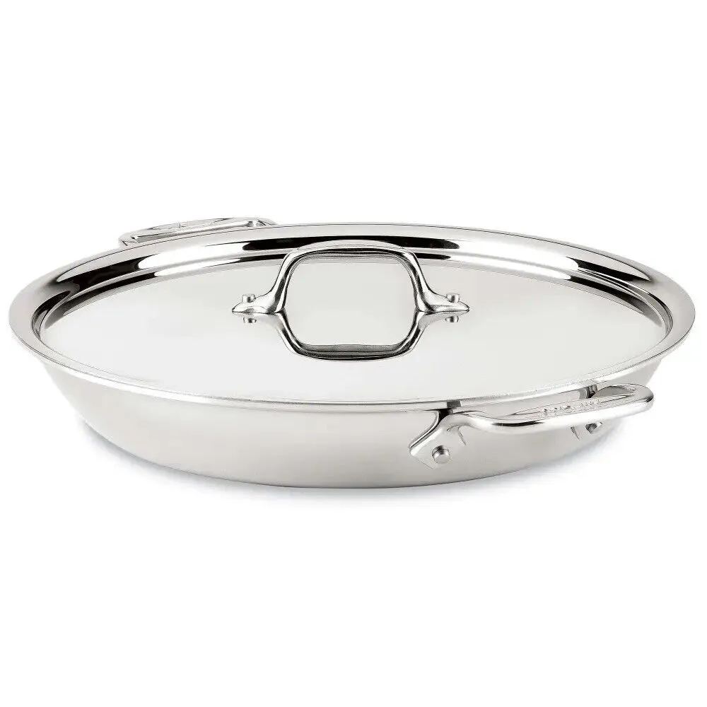 All Clad D3 Stainless 3qt Universal Pan 3-Ply Bonded Cookware