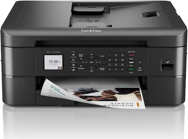 Brother MFC-J1010DW Wireless Color Inkjet All-in-One Printer, Black