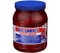 Big John's Red Hots Pickled Sausage - 32 oz