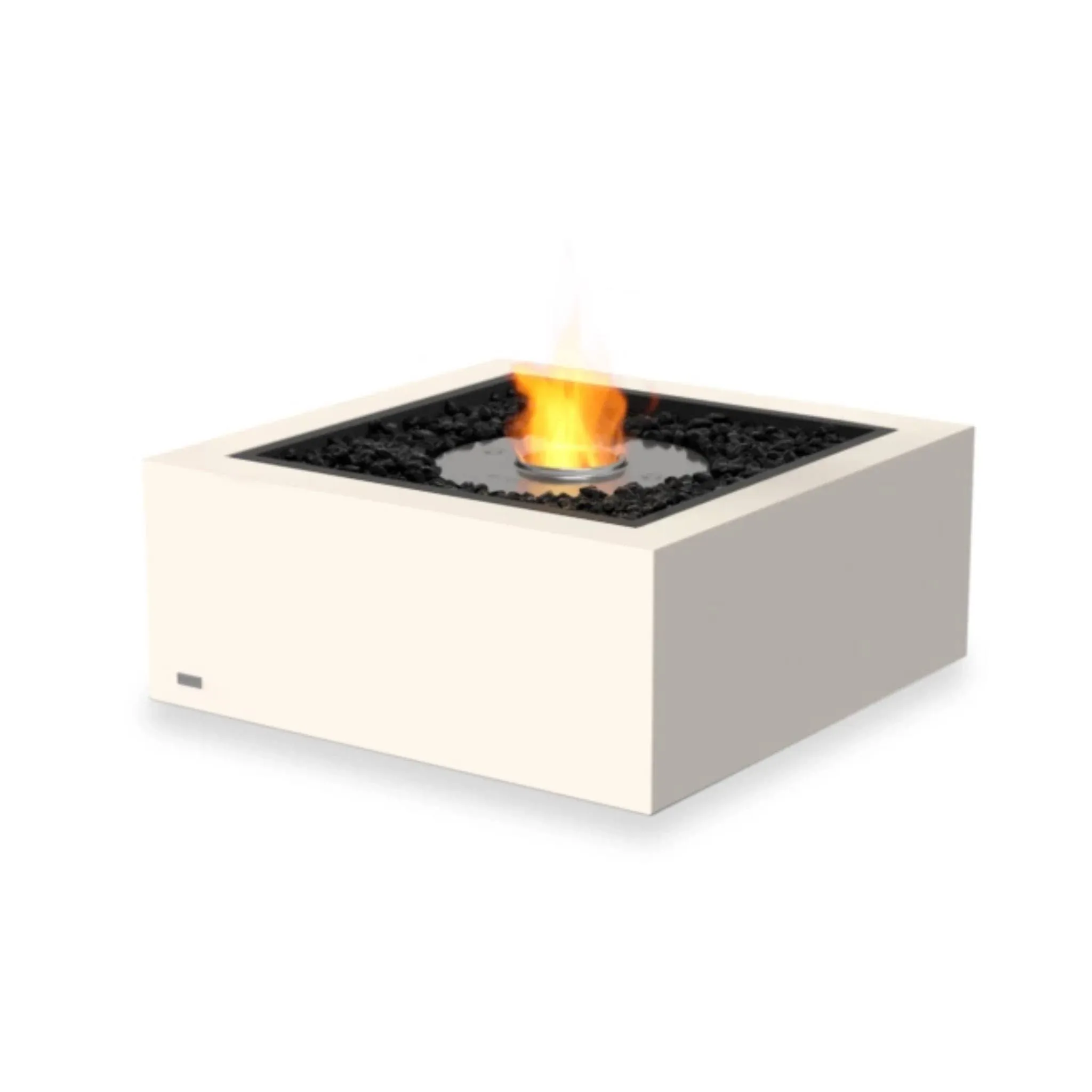 &#034;Open Box&#034; EcoSmart Base 40 Concrete Bone 39&#039;&#039; Fire Table LP/NG SS Gas Burner