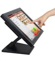 15&#034; LCD Touch Screen Monitor USB For POS VOD System Retail Juke Box 30W USA