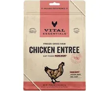 Vital Essentials Cat Food Freeze Dried Chicken Mini Nibs