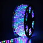 Buyagn 100Ft Led Rope Lights Outdoor Lights Waterproof Decorative Lighting For Indoor/Outdoor