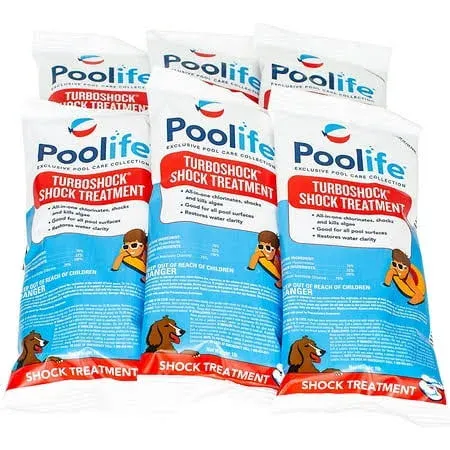 Poolife Turbo Shock 1 lbs Bags (6)