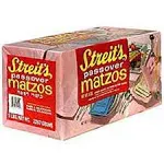 Streit's Matzo, Kosher for Passover Matzoh Crackers, Airy, Crispy Crackers, 1 Pound (5 Pound)