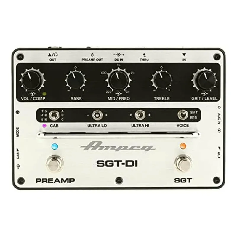 Ampeg SGT-DI Bass Preamp & di Pedal