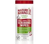 "Nature's Miracle® Small Animal Cage Scrubbing Wipes - 30 count"