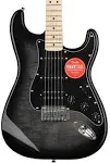 Squier affinity Series Black Burst Stratocaster FMT HSS