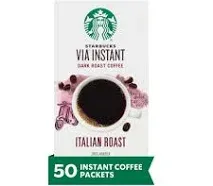 Starbucks Via Instant Italian Roast Dark Roast Instant Coffee 0.93 oz