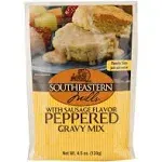 Southeastern Mills Old Fashioned Peppered Gravy Mix w/ Sausage Flavor, 4.5 oz. Package (Pack of 12)