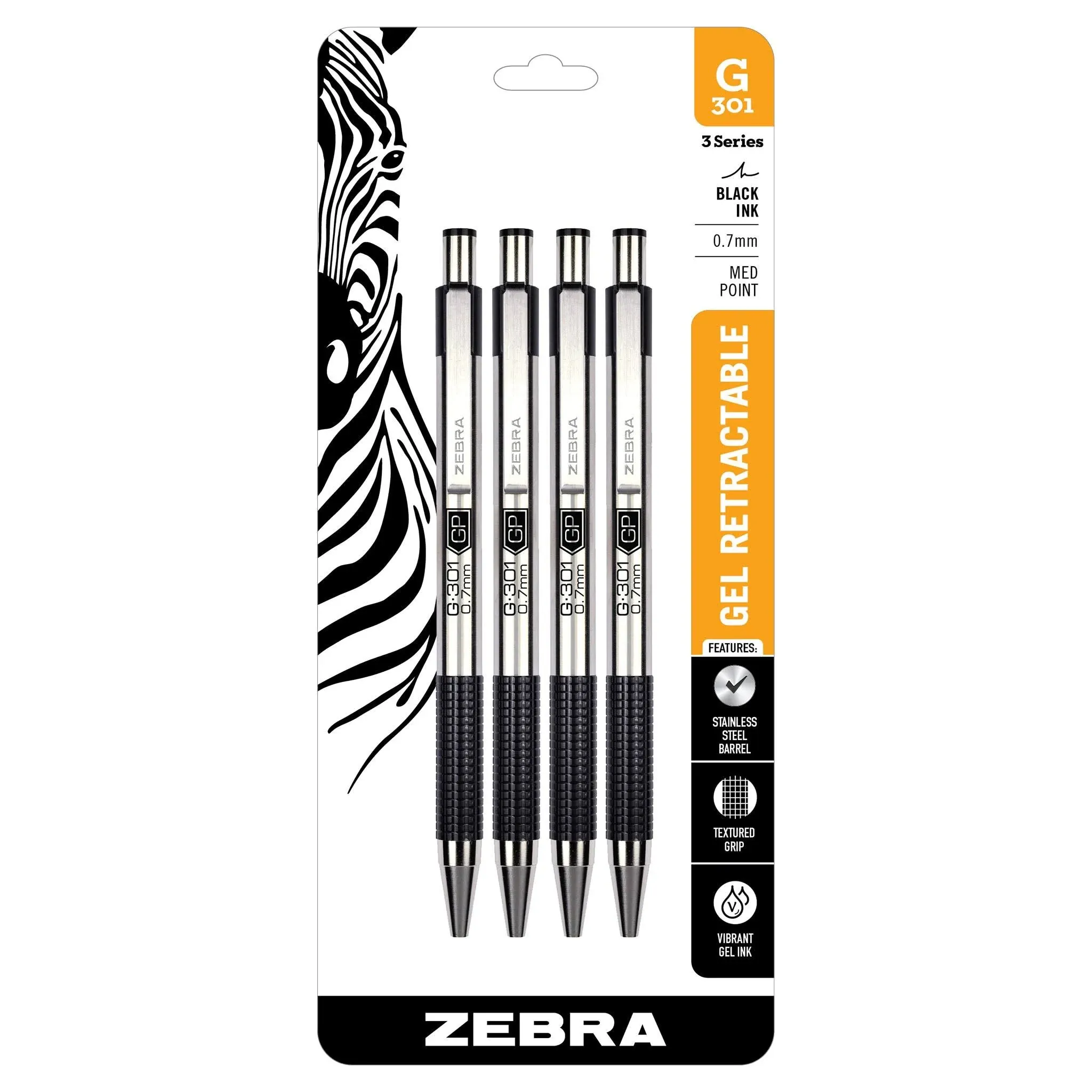 Zebra Pen 0.7mm Retractable Gel Pen