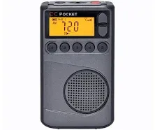 C. Crane CC Pocket AM FM and NOAA Weather Radio with Clock and Sleep Timer