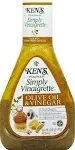 Kens Steak House Simply Vinaigrette, Olive Oil & Vinegar - 16 fl oz