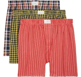 Tommy Hilfiger Cotton Classics 3-Pack Classic Fit Size S 28-30 Woven Boxers NEW