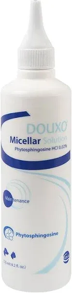 \u200bDouxo Micellar Pet Ear Cleanser Solution hypoallergenic HCI .02%