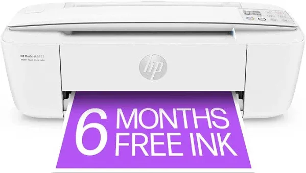 HP DeskJet 3772 All-in-One Wireless Color Inkjet Printer