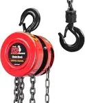 Torin Big Red Tr9010 Chain Block / Manual Hoist 1 Ton Capacity