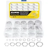 Snap Ring Set, 325PCS Retaining Ring Set 15 Sizes 304 Stainless Steel Externa...