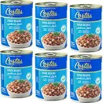 Cortas - Fava Beans 14oz (6 Pack), RTE Cooked Foul Medammas (Original)