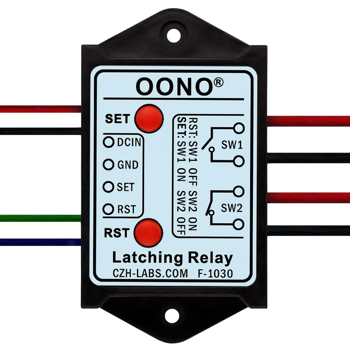 DPST 1NO 1NC 8Amp Latching Relay Module (DC 12V)