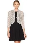 R & M Richards Scalloped Sequin Lace Bolero