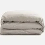 Sijo Fog Full / Queen French Linen Duvet Cover