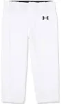 Under Armour Boys&#039; Gameday Vanish Knicker 21 Pants White (100)/Black Youth Large