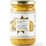 Casablanca Market Preserved Lemon Puree All Natural Beldi Moroccan Preserved Lemon Paste Gluten Free Non GMO Vegan Plant Based - No Preservatives or Added Sugars (eBook Included)