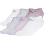 Adidas Women's 6-Pk. Cushioned No Show Athletic Socks - Purple