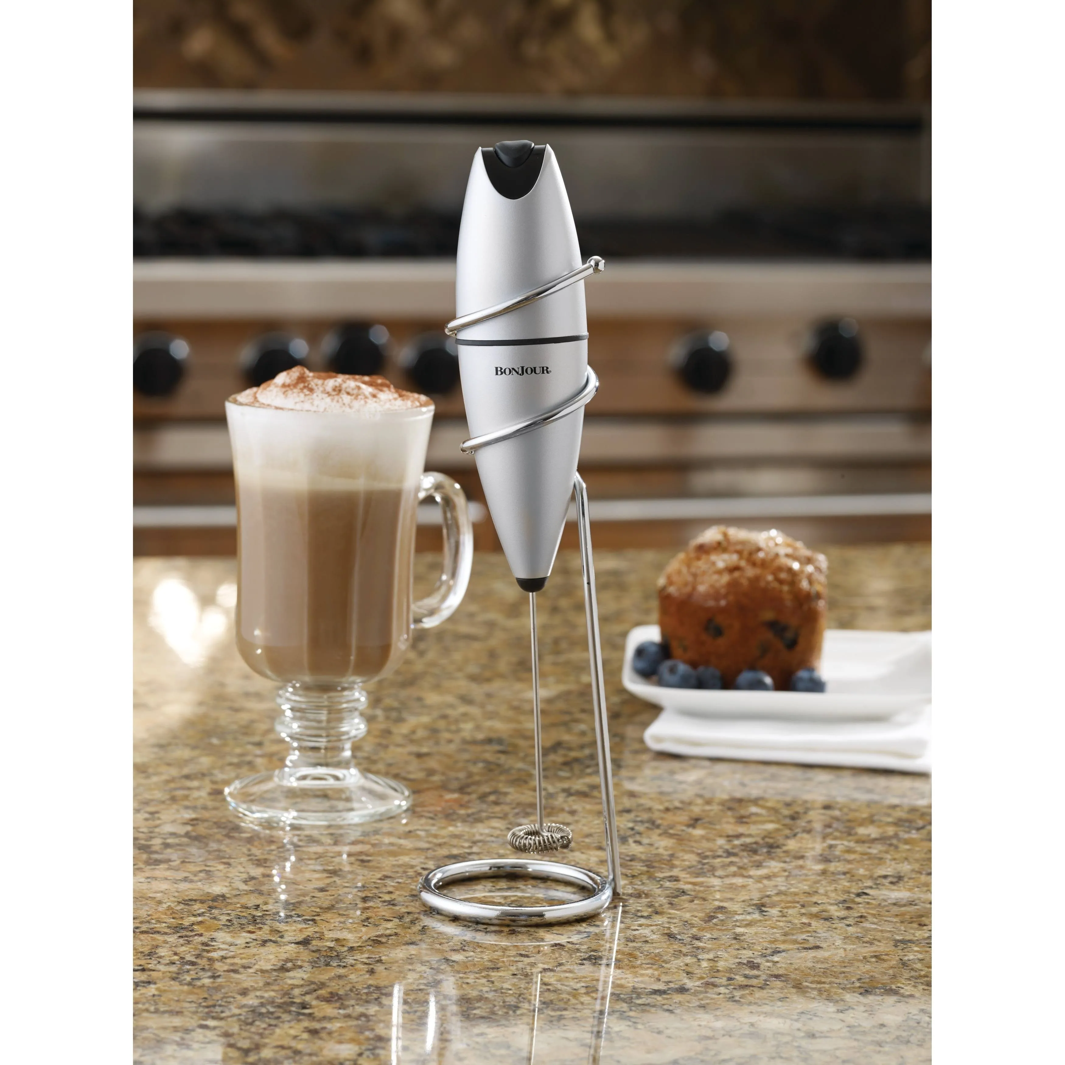 Hand-Held Oval Milk Frother