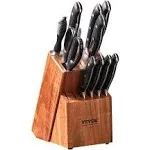 VEVOR 10-24 Inch Magnetic Knife Block Storage Knife Holder Acacia Wood